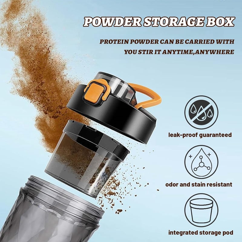 flintronic Elektromos Protein Shaker 650ml - USB-C Tölthető Automata Keverőpalack, BPA-mentes Tritan Anyag, Hordozható Turmixpohár Sportolás
