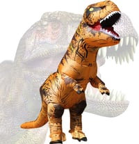 JASHKE Felfújható T-Rex Dinoszaurusz Jelmez Felnőtteknek - Halloween 1