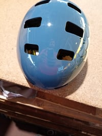 Detská cyklistická prilba uvex Kid 3 – vzor Stone Blue pow, 51 – 55 cm — Na vrchnej časti sú mikro škrabance (stav: pozri 2. obrázok) 3