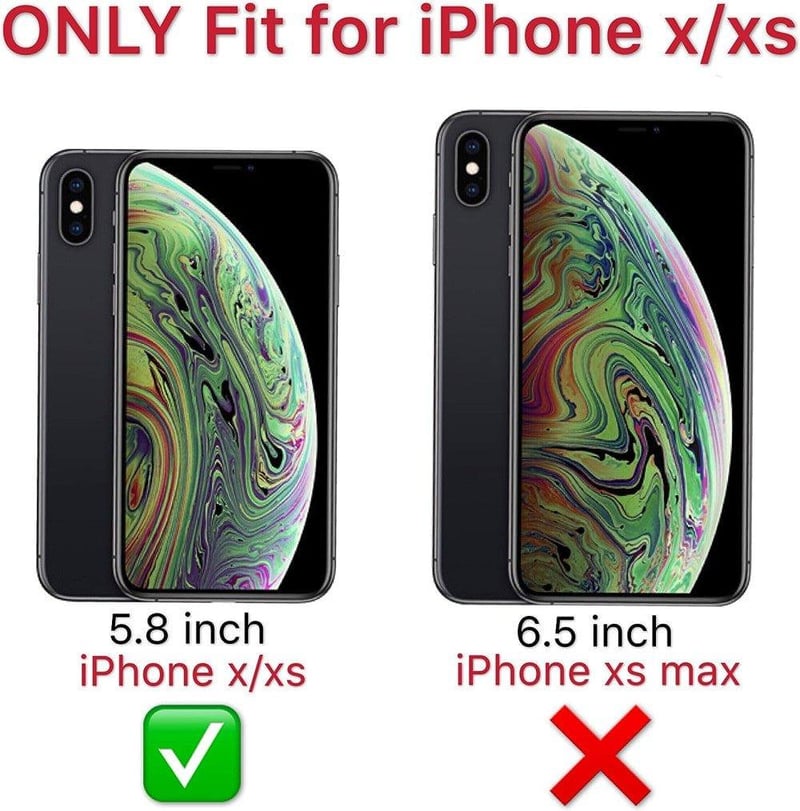 iPhone X/XS Fekete Szilikon Védőtok Üvegfóliával - Teljes Védelem Szett