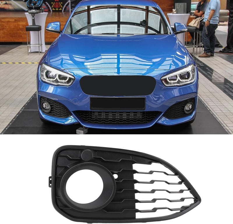 TKSE BMW 1-es Sorozat F20 F21 LCI M Sport Első Lökhárító Ködlámpa Rács - Hőelvezető Védőburkolat, Jobb Oldali 51118060282