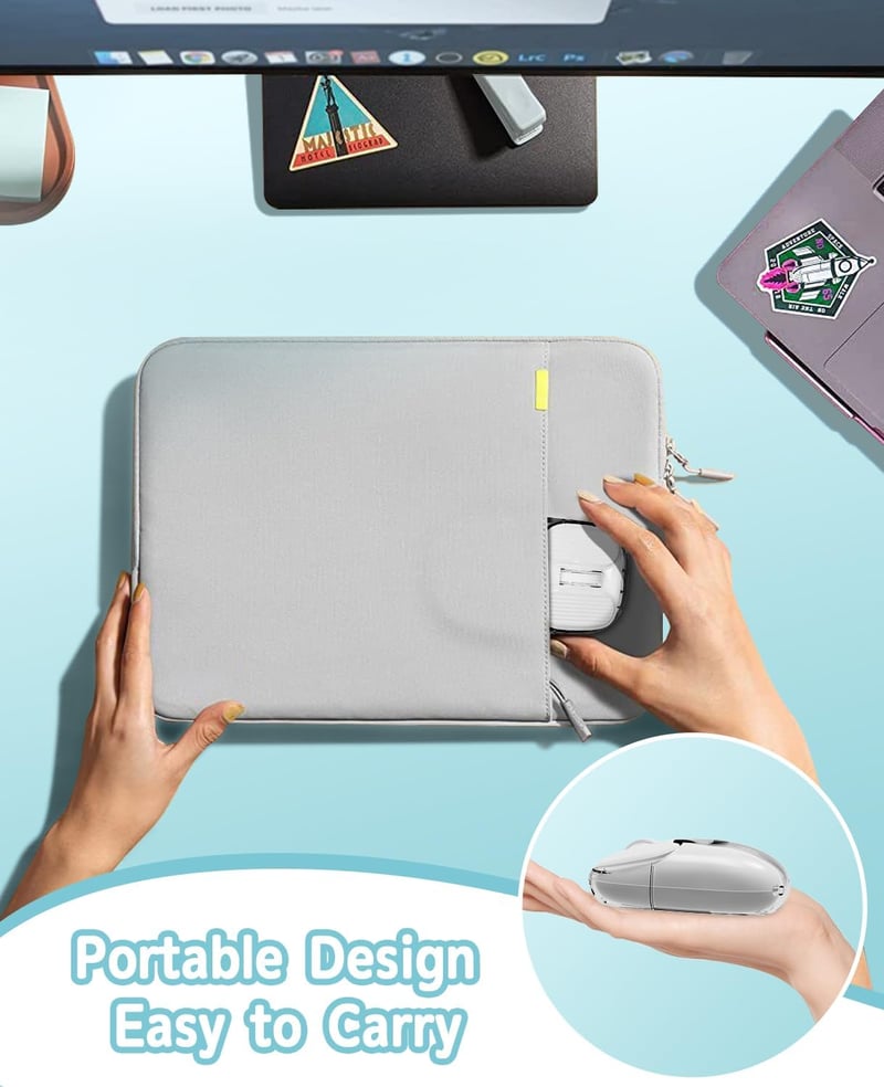 MAMBASNAKE Mini Vezeték Nélküli Bluetooth Gamer Egér, Átlátszó, RGB, Fehér