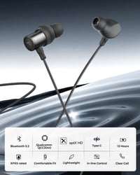 SoundPEATS Q30 HD+ Bluetooth Fülhallgató - Vízálló, Sportos, 12 Órás Üzemidő 7