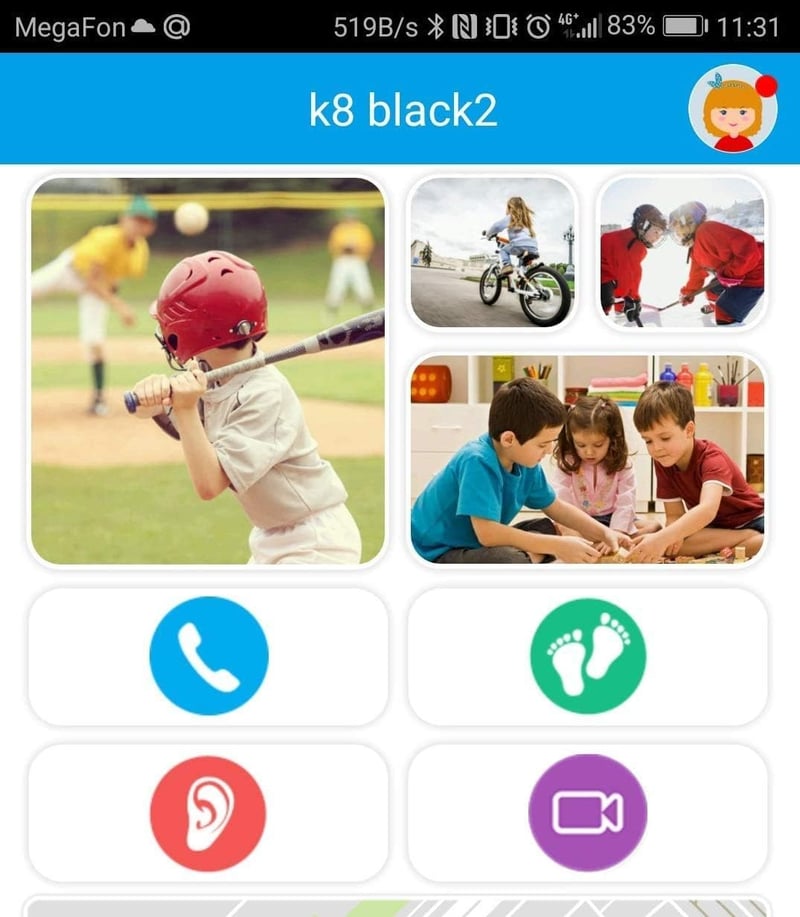 Elari KidPhone 3G Piros GPS Okosóra Gyerekeknek - Kétirányú Hívás, SOS, Vízálló, Kamera