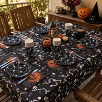 Halloween set za stol: 10 podmetača + 97-dijelni set + 80 tanjura + 12-dijelni pribor 1
