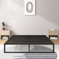 Cadru de pat Zinus Lorelei 140x190 cm, înălțime 36 cm — defect, pentru piese: incomplet, produs inutilizabil (stare: vezi a 2-a fotografie) 1