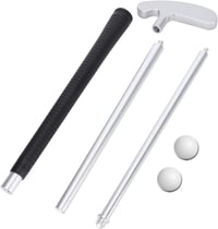 LEAGY Jobbkezes és Balkezes Golf Putter Szett 4 Részes, 2 Labdával és Táskával 4