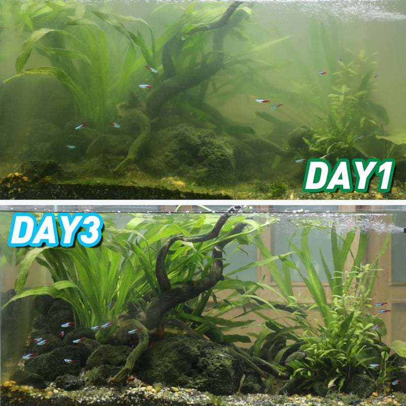 Aquarium UV szűrő és szivattyú 1200L/h - Algaölő, kristálytiszta vízhez 150-380L akváriumokhoz