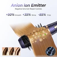Atopskins 1000W Airstyler Hajformázó Készlet - Hajszárító, Körkefe, Automata Göndörítő, Hajegyenesítő Kefe és Meleglevegős Hajformázó Minden 3