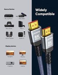 Snowkids 8K Ultra HD HDMI kábel, 2 méter, 60Hz 6