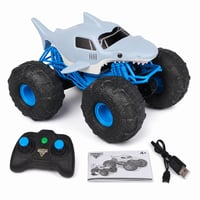 Monster Jam Megalodon Storm távirányítós amfibius — hibás, részben működik: bal oldali kerekek nem forognak (állapot: lásd a 2. képet) 1