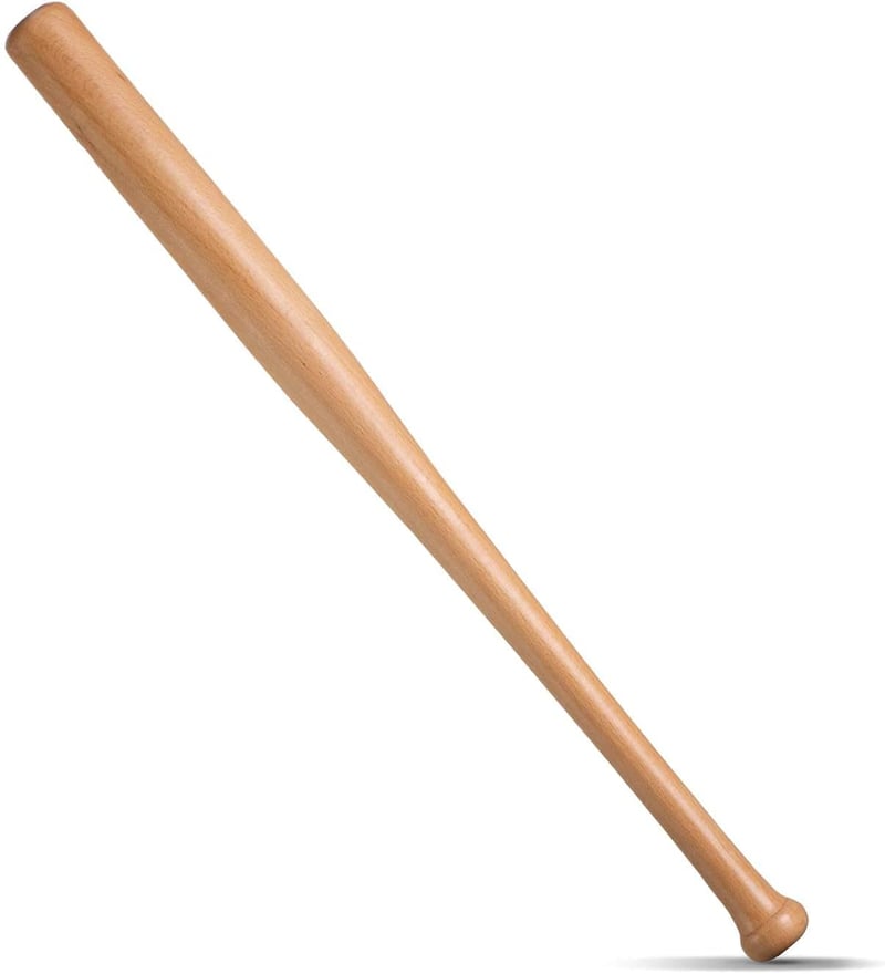 HPMAISON Fa Baseballütő 71-86 cm Felnőtt Gyerek Edzés Könnyű