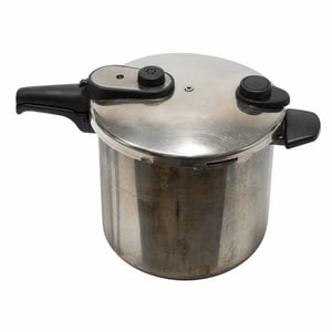 Oală sub presiune Jata HOLL2230, 10 litri, oțel inoxidabil, potrivită pentru inducție și toate tipurile de plită, diametru 24 cm, utilizată