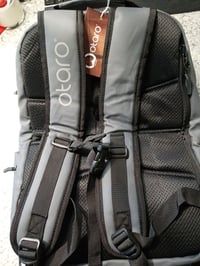 Rucsac de tenis Otaro cu compartiment pentru încălțăminte și laptop, pentru 2 rachete, 30 L, cu husă de ploaie — exteriorul genții este pătat (stare: vezi a 2-a poză) 5