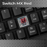EMPIRE GAMING K246 Kompakt Vezeték Nélküli Gamer Billentyűzet TKL 65% WiFi Bluetooth Type-C MX Red Mechanikus Kapcsolókkal RGB Háttérvilágít 2