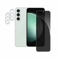 Sticlă securizată de protecție pentru ecran YSVDTEE Samsung Galaxy S23FE, Privacy, 1 buc. + 1 buc. sticlă de protecție pentru cameră, Anti-Spy, duritate 9H, rezistentă la zgârieturi, fără bule 2