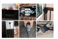 GXMRHWY IP68 Vízálló Y-alakú Kábelcsatlakozó Doboz Készlet 5-9mm 8