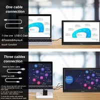 Hordozható 11,6" érintőképernyős monitor HDMI/USB-C - laptophoz, telefonhoz, konzolhoz 7