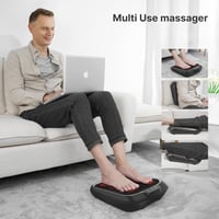 RENPHO Lábmasszírozó Gép Melegítő Funkcióval, Shiatsu Elektromos Talpmasszázs Készülék Állítható Sebességgel 3