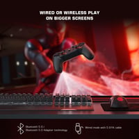 GameSir T3s Vezeték Nélküli Kontroller Windows PC/iOS/Android/Switch Eszközökhöz, Bluetooth Játékvezérlő Állítható Rezgéssel és 4 Fokozatú T 12