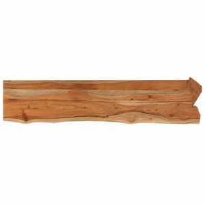 vidaXL Stolová doska z masívneho akáciového dreva s prírodnou hranou 180x40x3,8 cm – Poškodené – chybné, čiastočne funkčné: poškodený roh (stav: pozri 2. obrázok)