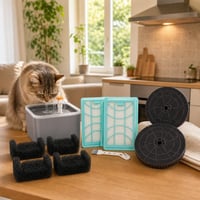 Set za održavanje doma: 4x filter za fontanu + 2x HEPA za usisavač + 2x ugljeni filter za napu 1