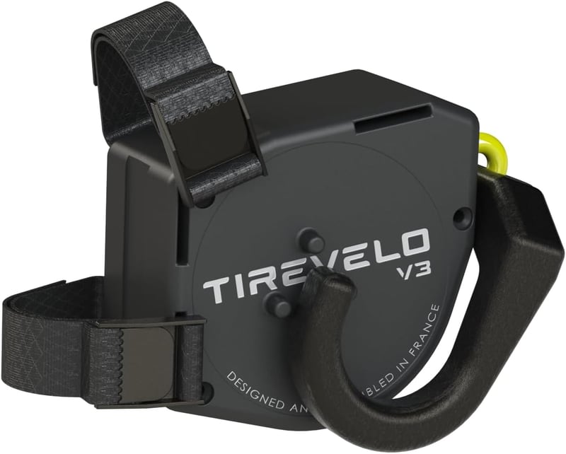 TIREVELO Kerékpár Vontató Rendszer V3 - Gyerekek és Felnőttek Számára, Gyors Összeszerelés, 3m Rugalmas Kötél, Kompatibilis Országúti, MTB é