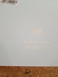 Caiet capsat Clairefontaine Koverbook Blush 24x32 cm, 96 pagini, dictando, hârtie albă 90g, copertă albastră - Deteriorat (stare: vezi a 2-a imagine) 3