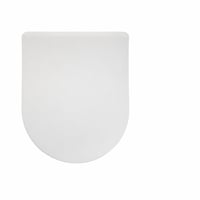 Amazon Basics D alakú WC-ülőke, ureából, matt fehér felület, 36,5 x 43 cm — Rögzítőelemek nélkül (állapot: lásd a 2. képet) 1