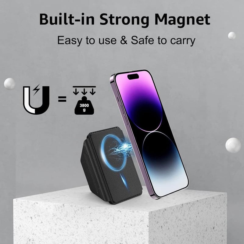 MagSafe mágneses pénztárca és telefonállvány iPhone-hoz - Phelinta