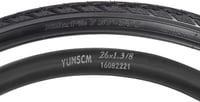 YunSCM 26 colos kerékpár gumi és belső szett, 37-590 méretű, AV32mm szeleppel 5