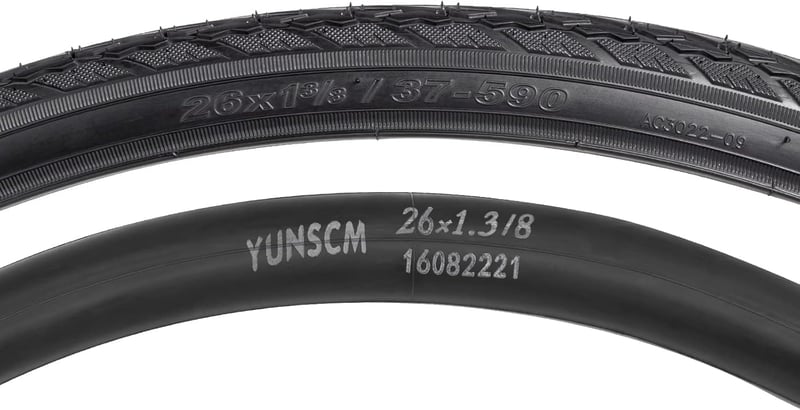 YunSCM 26 colos kerékpár gumi és belső szett, 37-590 méretű, AV32mm szeleppel