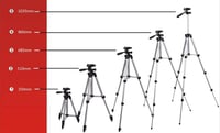 DOCANIO ezüst hordozható monokuláris állvány, háromlábú tripod táskával 2