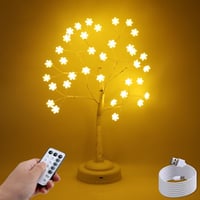 da LIGHT LED Ágfény Meleg Fehér USB/Akkus Távirányítóval Dimmer Timer 8 Mód - Yellowish 3