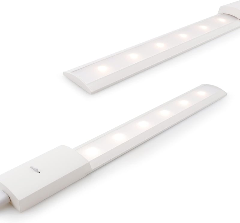 da LIGHT LED Alulvilágítás Kapcsolóval 230V Meleg Fehér Szekrény Lámpa 500lm