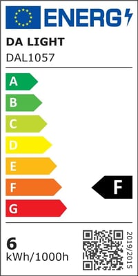 da LIGHT LED Alulvilágítás Kapcsolóval 230V Meleg Fehér Szekrény Lámpa 500lm 9