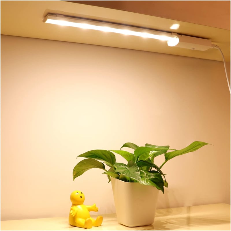 da LIGHT LED Alulvilágítás Kapcsolóval 230V Meleg Fehér Szekrény Lámpa 500lm