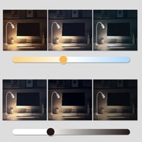 da LIGHT LED Asztali Lámpa Csipeszes Fehér, 3 Színhőmérséklet, Dimmer, USB - White 3