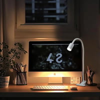 da LIGHT LED Asztali Lámpa Csipeszes Fehér, 3 Színhőmérséklet, Dimmer, USB - White 7
