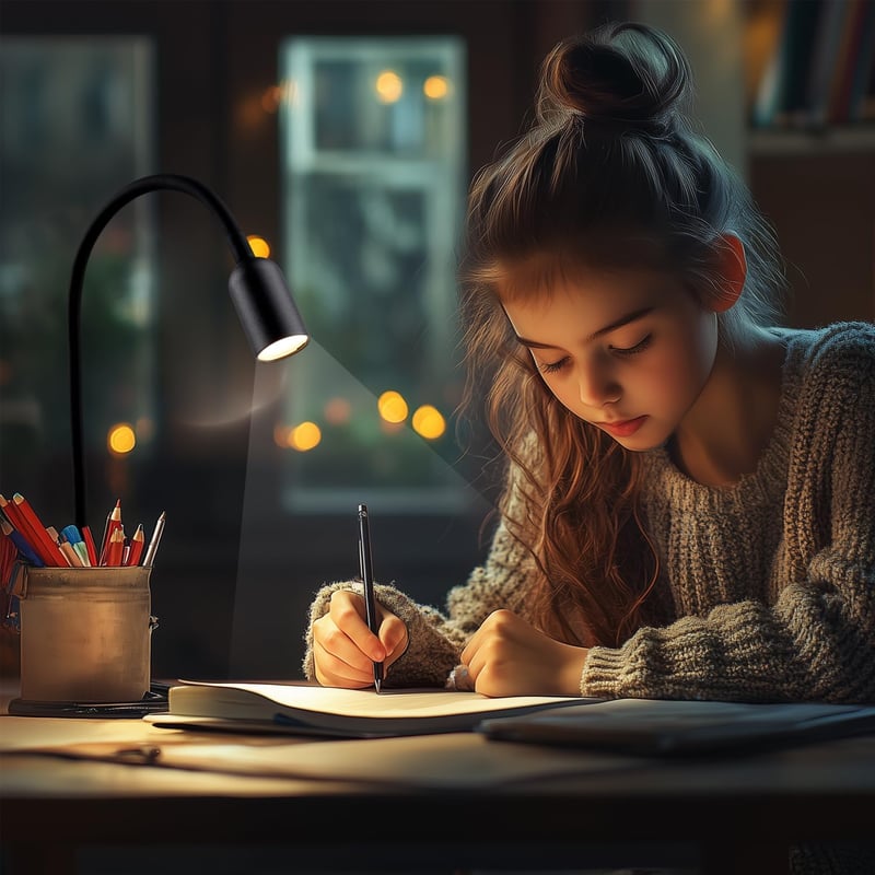 da LIGHT LED Asztali Lámpa Csiptetős, 3 Színhőmérséklet Dimmelhető USB Olvasólámpa