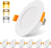 da LIGHT LED Beépíthető Spotlámpa 230V 6db IP54 5W 500lm Fürdőszoba Mennyezeti Lámpa 3000-6000K 1