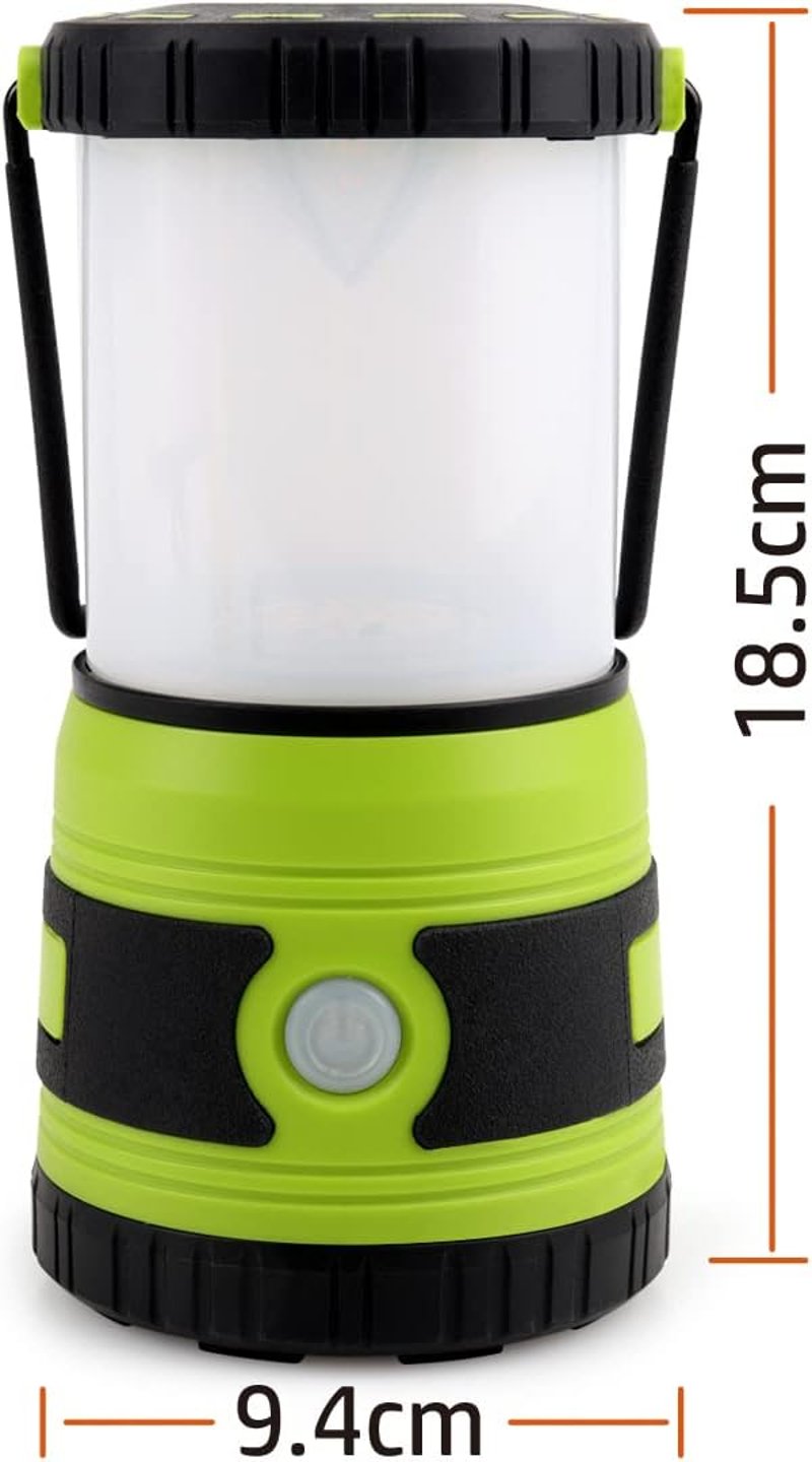 DA LIGHT LED Kemping Lámpa 1500 Lumen 4 Üzemmód Zöld Dimmer Vészvilágítás