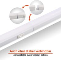 da LIGHT LED Konyhapult Világítás 31,5 cm 450 lm Semleges Fehér Szekrény Lámpa - 31.5 cm, 4000 K, Set of 1 3