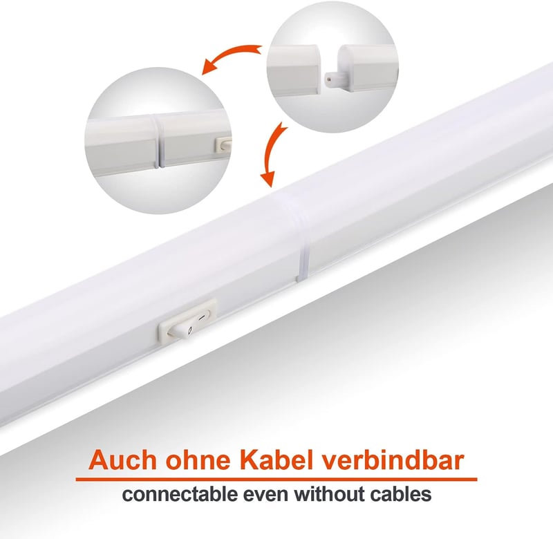 da LIGHT LED Konyhapult Világítás 31,5 cm 450 lm Semleges Fehér Szekrény Lámpa - 31.5 cm, 4000 K, Set of 1