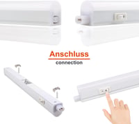 da LIGHT LED Konyhapult Világítás 31,5 cm 450 lm Semleges Fehér Szekrény Lámpa - 31.5 cm, 4000 K, Set of 1 2