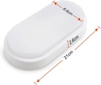 da LIGHT LED Mennyezeti Lámpa 12W 1020 Lumen Vízálló IP54 Fürdőszoba Nappali Pince 4000K Semleges Fehér 2db 2
