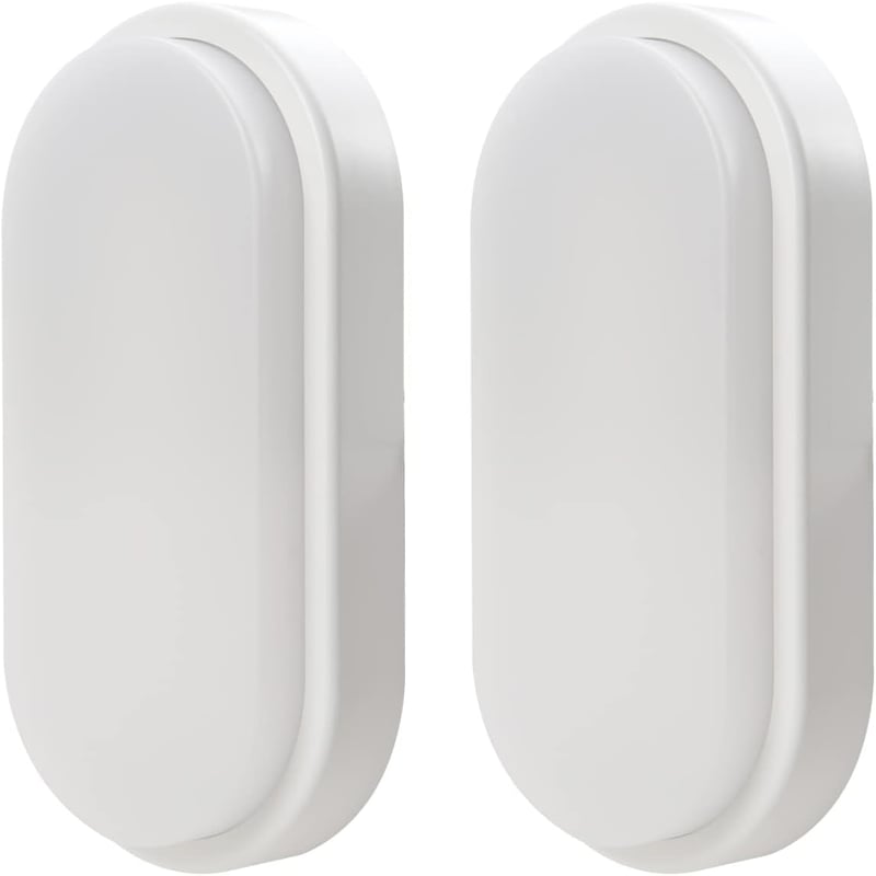 da LIGHT LED Mennyezeti Lámpa 12W 1020 Lumen Vízálló IP54 Fürdőszoba Nappali Pince 4000K Semleges Fehér 2db