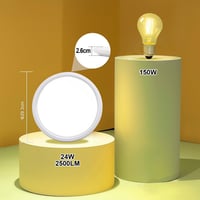 da LIGHT LED Mennyezeti Lámpa 24W 3250 Lumen IP54 Vízálló Kerek 29cm 3CCT 3