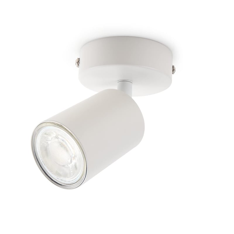 da LIGHT LED stropna svjetiljka, rotirajući reflektor GU10, bijelo rasvjetno tijelo u retro stilu