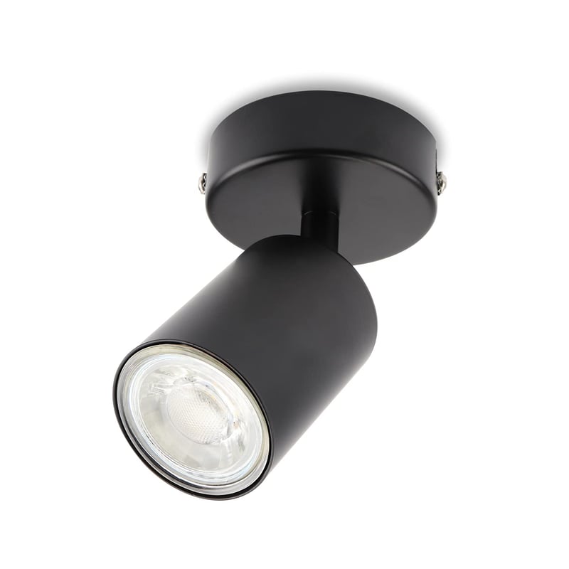DA LIGHT LED stropné svietidlo otočný GU10 bodové svetlo čierne retro obývačka spálňa kuchyňa